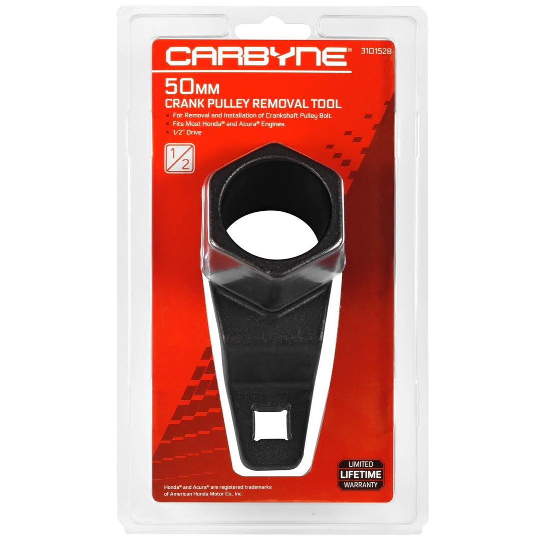 CARBYNE Crank Pulley Removal Tool, 50mm Honda & Acura | Chrome Molybdenum Steel - Carbyne Tools