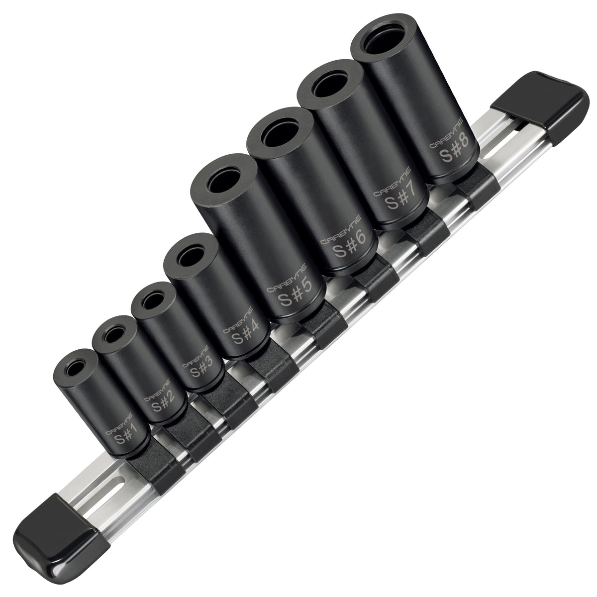 CARBYNE 8 Piece Tap Socket Set - Tap Sockets for 1/4” & 3/8” Drive, Fi ...
