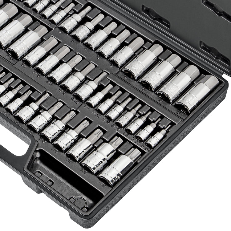 CARBYNE 50 Piece Master Torx, SAE Hex & Metric Hex Bit Socket Set, S2 Steel Bits | Torx, SAE & Metric - Carbyne Tools