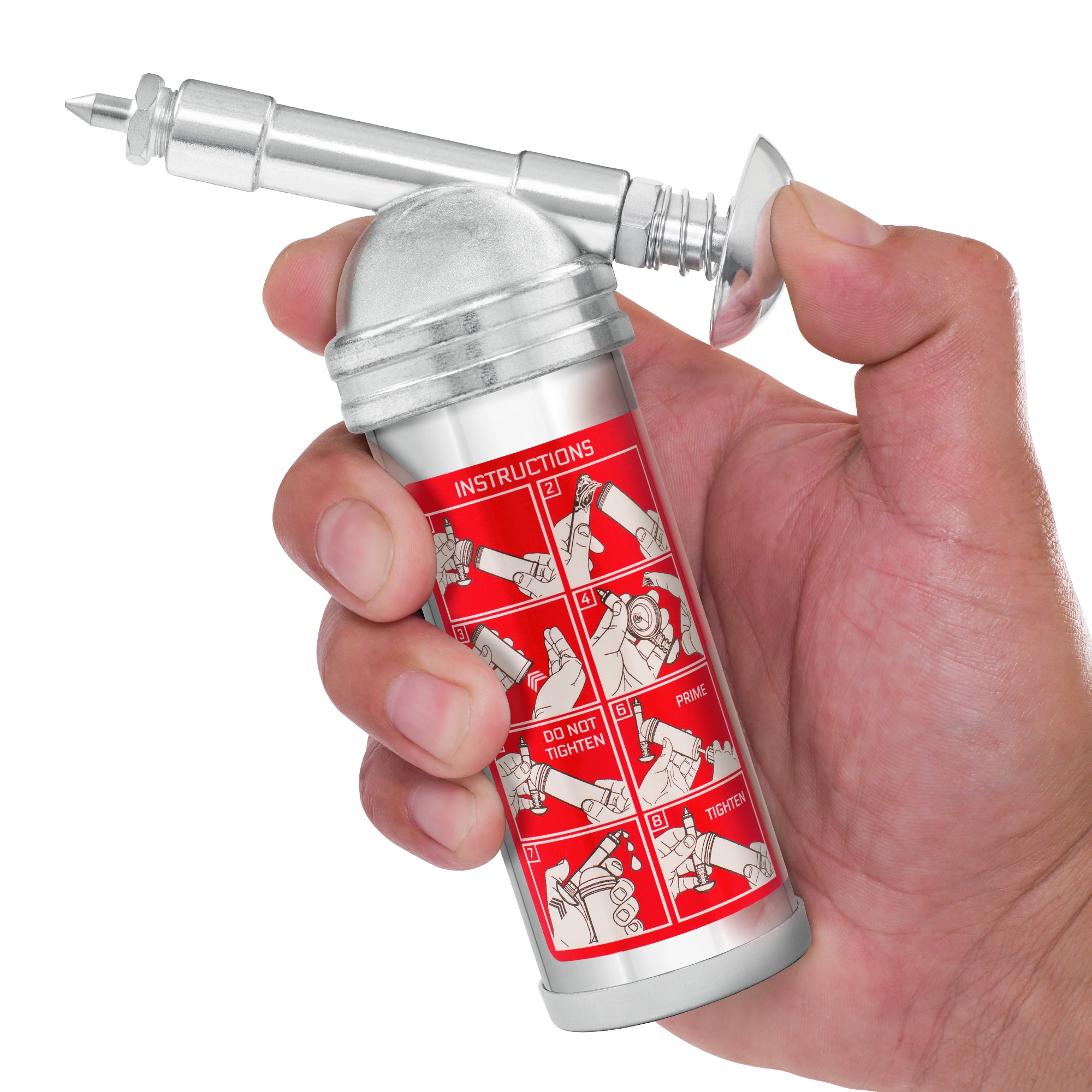 Carbyne Mini Grease Gun, Precision Nozzle, On-Hand Operation - Carbyne Tools