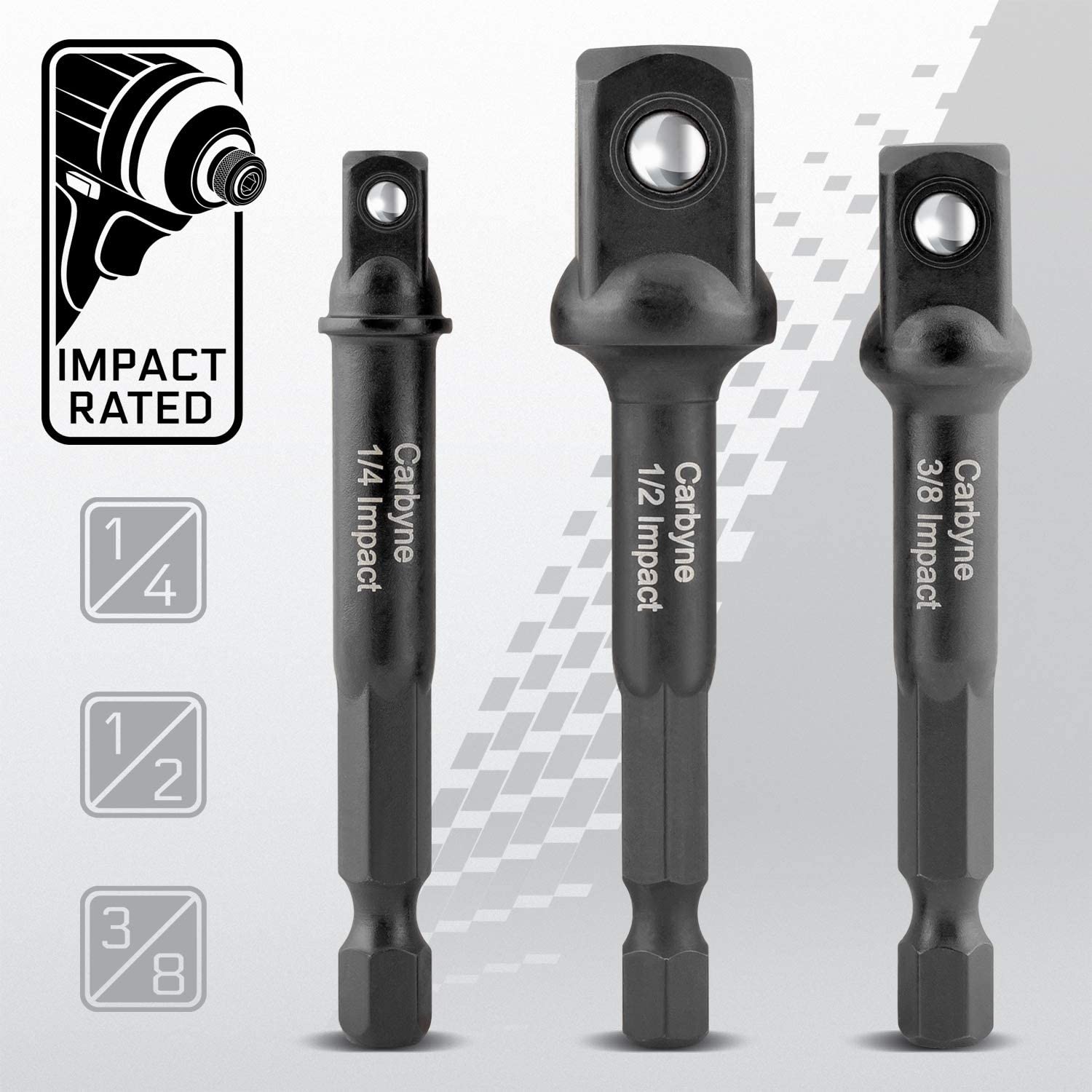 Set de socket de impacto 1/2″ 10 piezas - Group Set de socket de impacto 1/2″ 10 piezas - Group