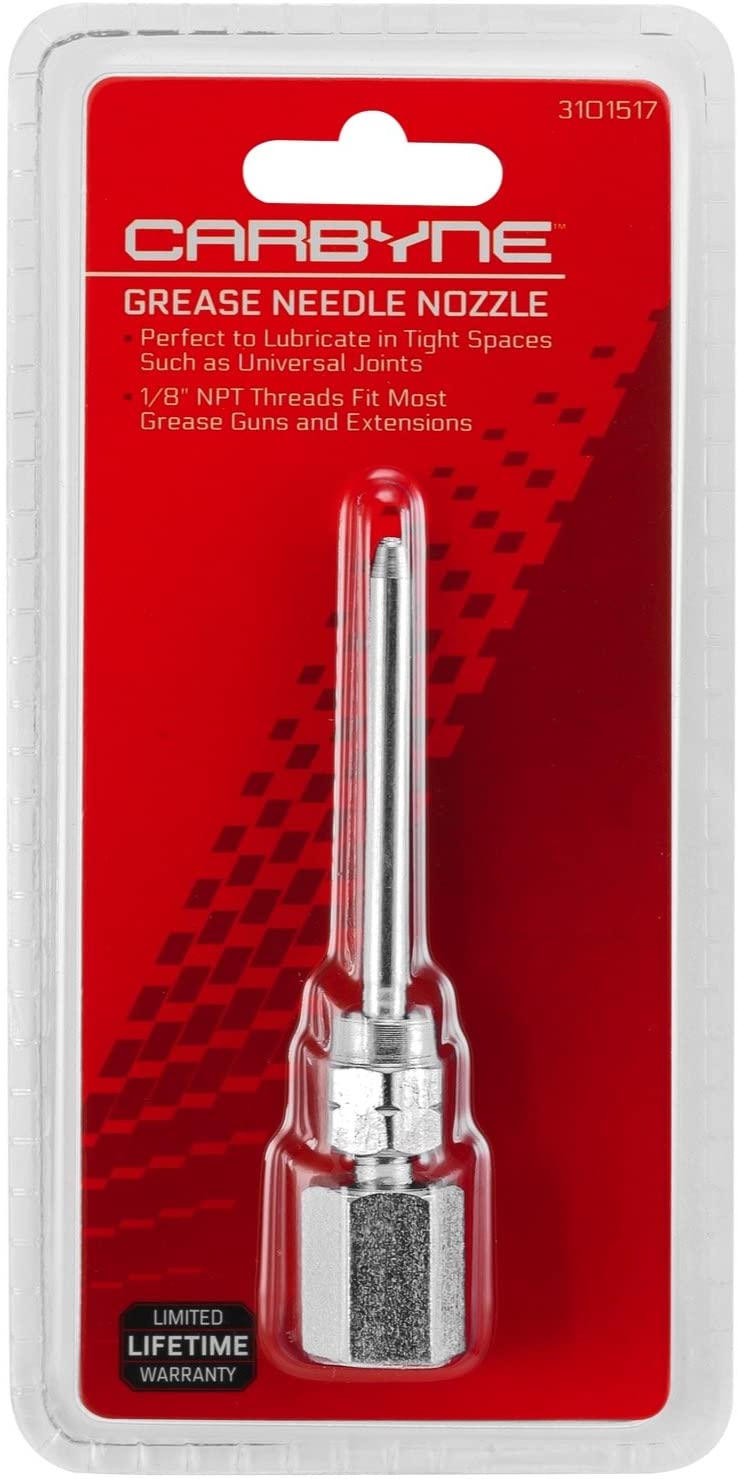 knead ダイド CARBYNE Grease Needle Nozzle, 1/8 inch NPT Threads – Carbyne Tools