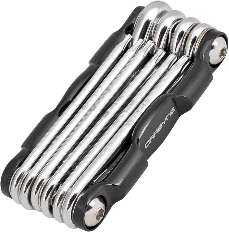 CARBYNE Tamper Star Wrench Set - 10 Piece, Folding,  T-6 to T-30 | S2 Steel - Carbyne Tools
