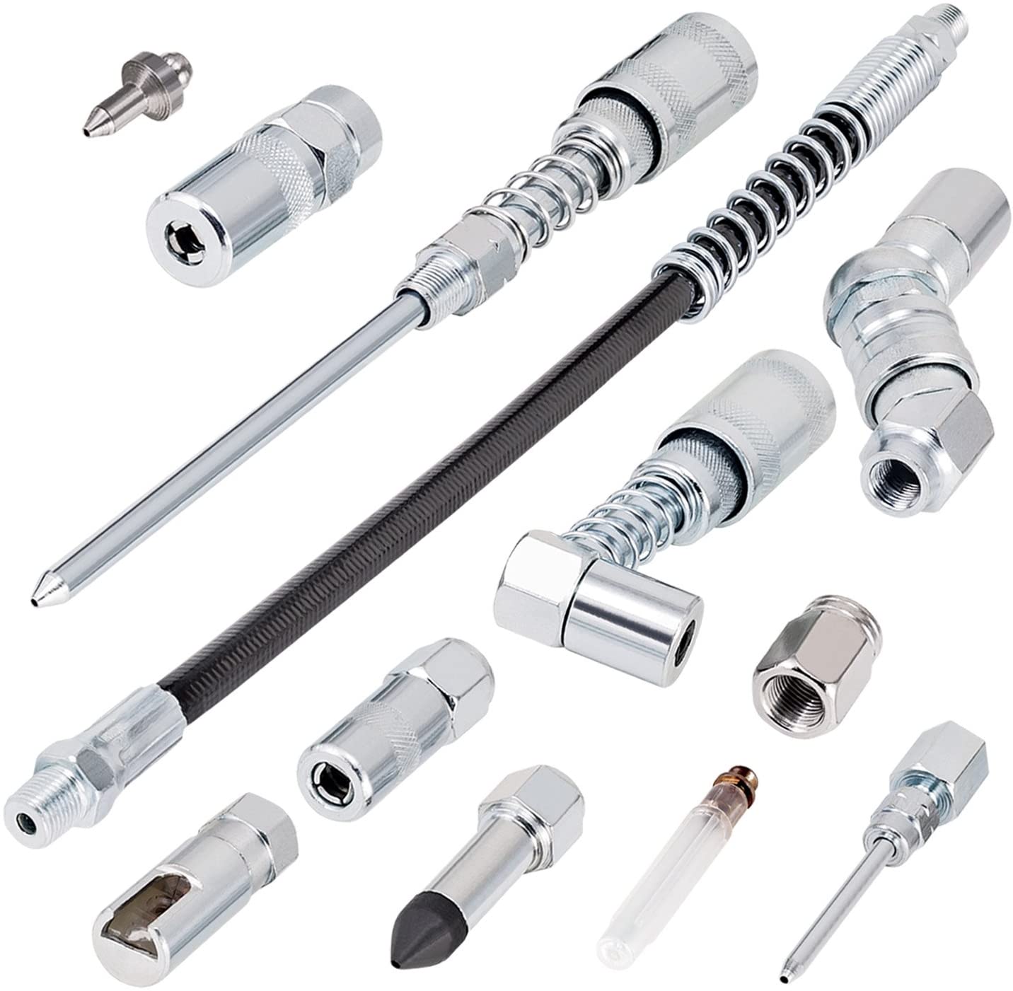 CARBYNE Grease Gun Accessory Set - 12 Piece | All-in-One Set