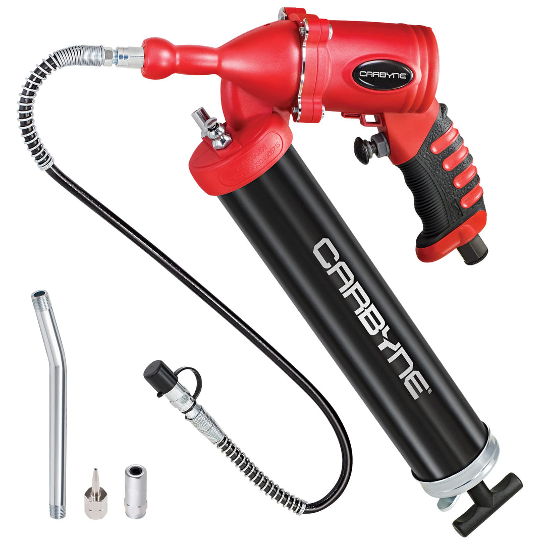 Carbyne Air-Operated Grease Gun, Continuous Flow, Fully Automatic Operation, Professional Quality - Carbyne Tools