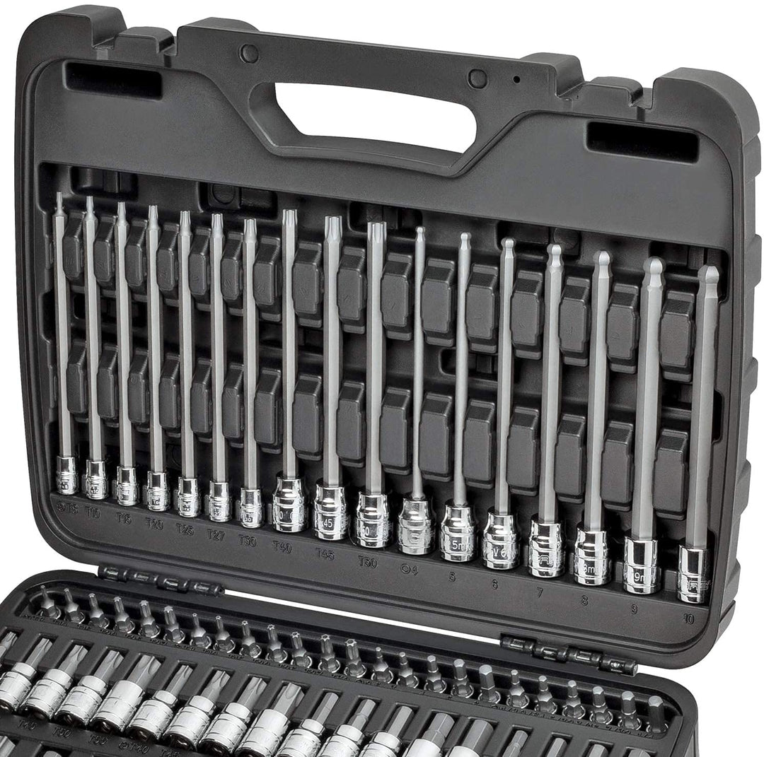 CARBYNE Master Hex & Torx Bit Socket Set - 84 Piece | SAE & Metric, S2 Steel Bits | 1/4", 3/8" & 1/2" Drive - Carbyne Tools