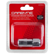CARBYNE Standard Grease Coupler, 1/8 inch NPT Threads - Carbyne Tools