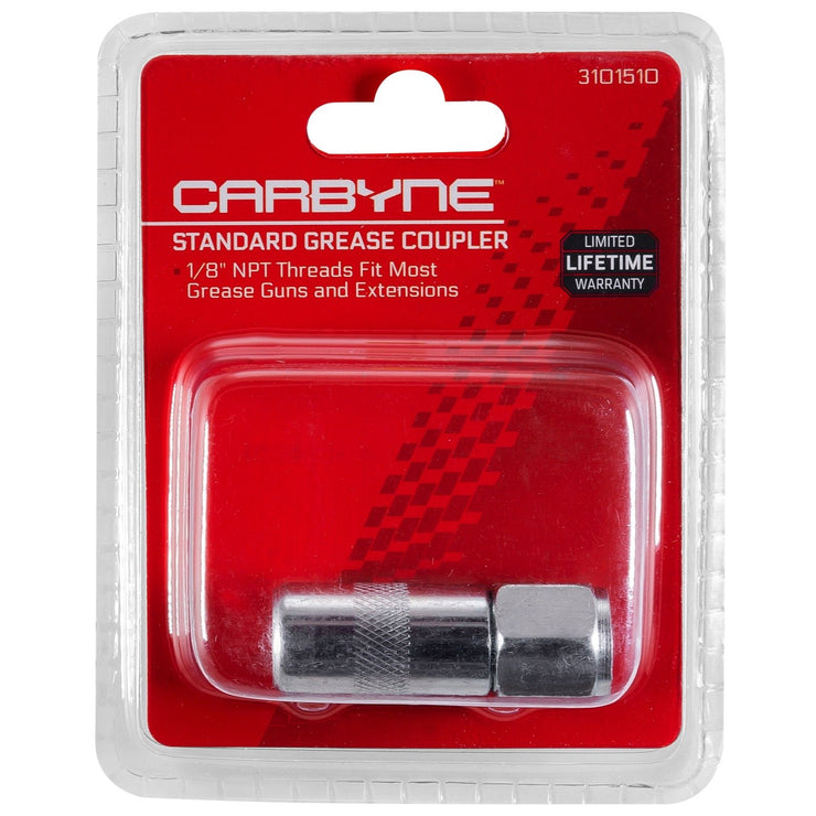 Carbyne Grease Gun Flex Hose – 18 Inch Length, 1/8 Inch NPT Threads, 3000 PSI Max Pressure